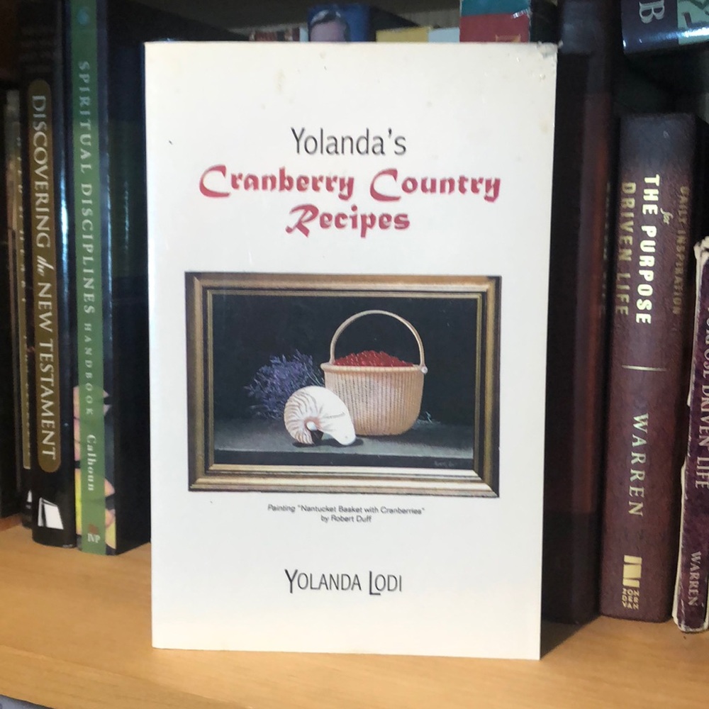 YOLANDA’S-‘AUTHOR AUTOGRAPHED’ Cranberry Cookbook